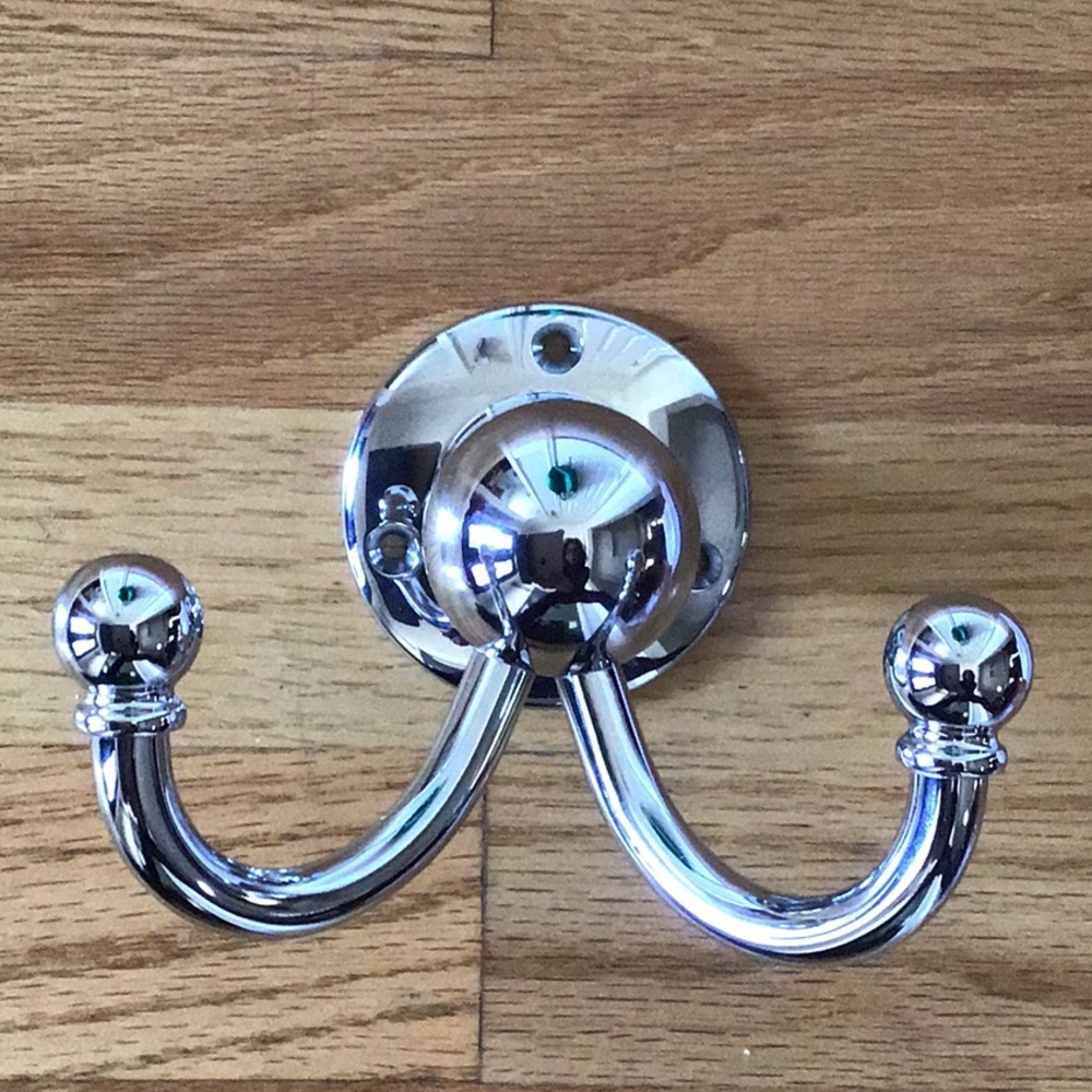 Polished Chrome Vintage Hook-Restoration Hardware